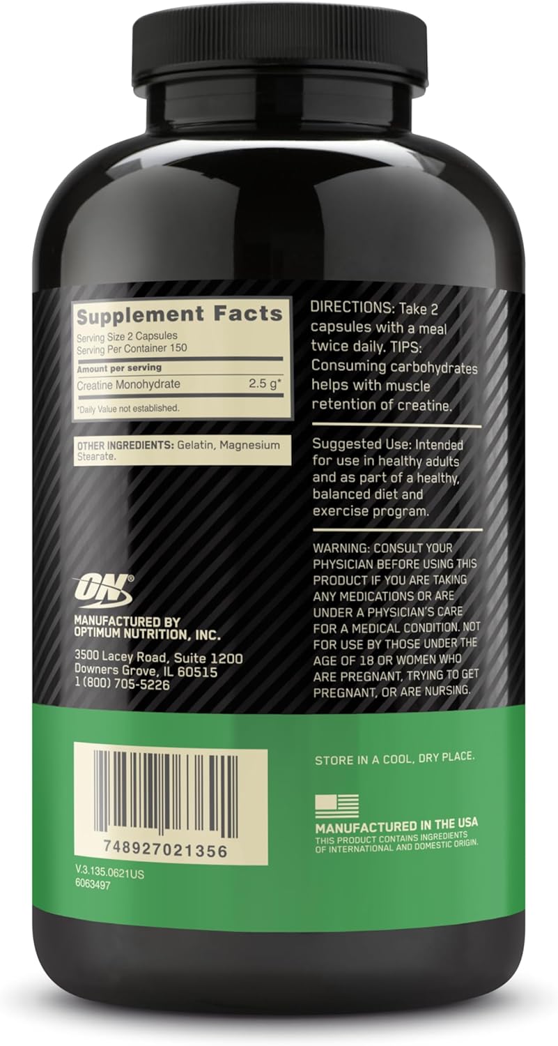 Optimum Nutrition Creatine Monohydrate Capsules