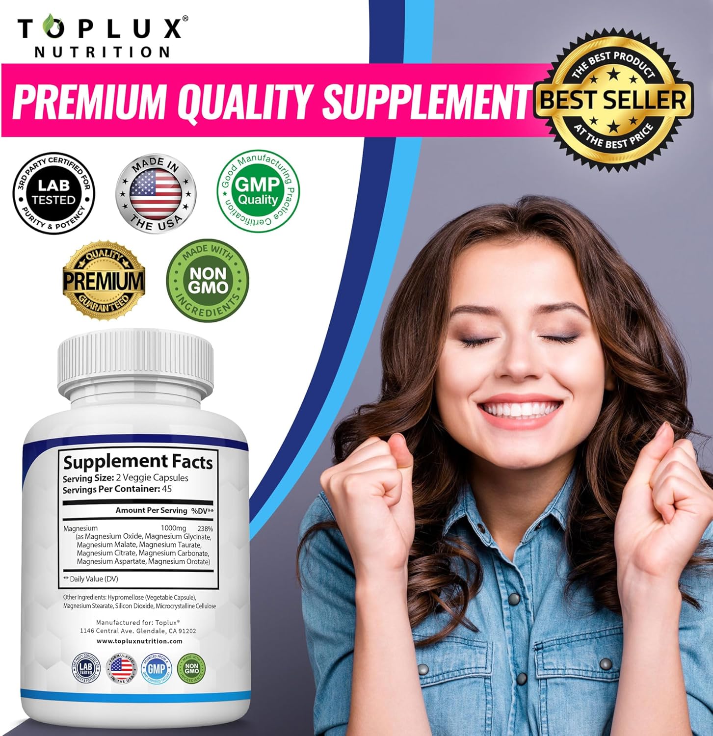 Magnesium Complex 8-in-1 Blend