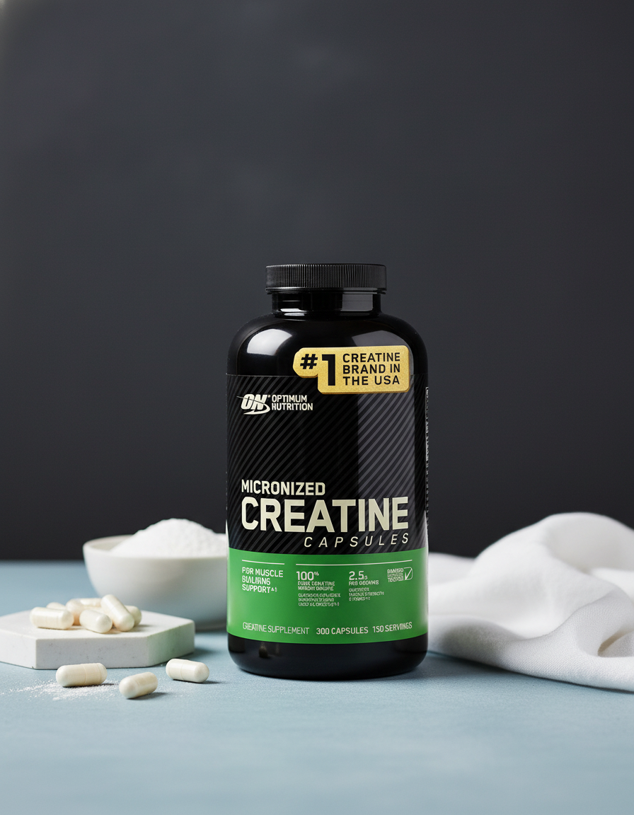 Optimum Nutrition Creatine Monohydrate Capsules - premium-split-layout